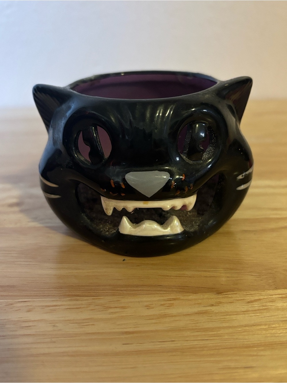 Bath and Body Works Black Cat Decorative Candle Holder